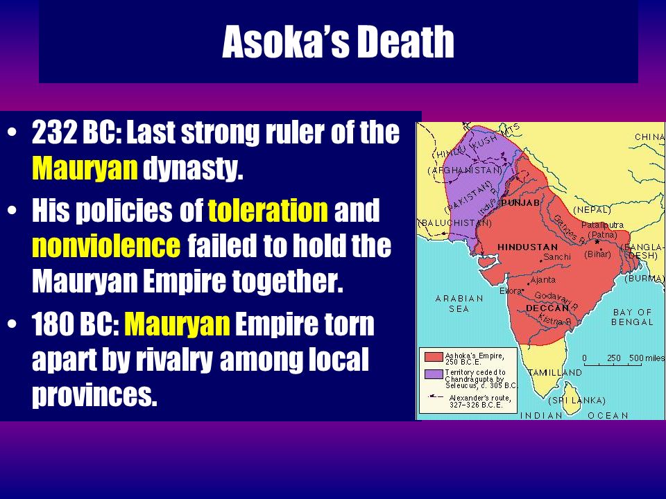 A biography of the life and rule of asoka from the mauryan dynasty